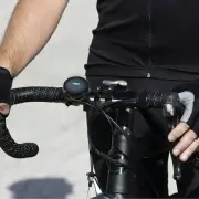 Laser Portable Water-Resistant Bluetooth Speaker with Bonus Bicycle Mount & Carabiner Clip Black