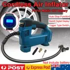 Cordless Digital Pressure Air Compressor Tyre Inflator For Makita 18V Battery