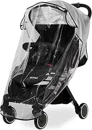 Clear Stroller Rain Cover, Universal Travel Weather Shield Breathable Baby Stroller Rain CoverUniversal Size to fit Most Stollers, Waterproof, Windproof, Ventilation, Protection, Shade, Umbrella, Pram
