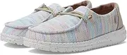 [Hey Dude] Girls' Wendy Stretch Loafer, Aurora White, 5 Big Kid