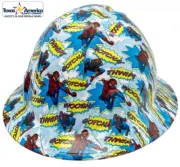 Spider Man Hydro Dipped Full Brim Hard Hat with Ratchet Suspension
