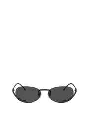 [Diesel] Diesel - Oval sunglasses - Sunglasses - Unisex - Black UNI Black