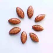 [WHOLESALE] SYNTHETIC RED SUNSTONE CABOCHON MARQUISE SHAPE LOOSE GEMSTONE