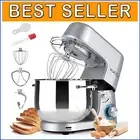 660W 9.5 QT Tilt-Head Stand Mixer with Dishwasher-Safe Attachments for Baking