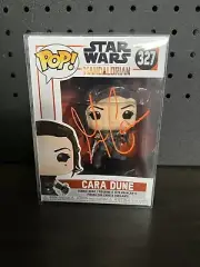 Funko Pop Star Wars The Mandalorian Cara Dune 327 Signed By Gina Carano W/JSA