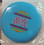 Zooper Dooper Frisbee Blue Rainbow Brand New Aussie Promo