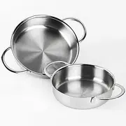 [Magefesa] Prisma – 5.5 and 6.3 inches Mini Deep Saute, Made in 18/10 Stainless Steel, for All Types of Kitchens, Induction, Easy Cleaning, Dishwasher and Oven Safe up to 392ºF