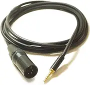 Bispa UCWBHP-4MX4 Cable [0.1 inch (3.5 mm) to 4 Pole → XLR-4PIN