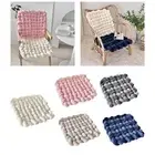 Handwoven Throw Pillow Ideal Gift Office Seat Cushion for Bench Chairs Sofa