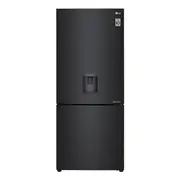 LG 420 Litre Bottom Mount Refrigerator - Matte Black
