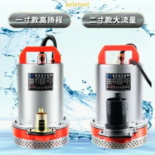 抽水機直流潛水泵12V24電瓶車沉水馬達沉水泵電動車抽水機 農用直流潛水泵12V24V48V60V72V澆菜船