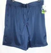 DSG Mens Blue Pocketless Mesh Loose Fit Athletic Shorts 10'' Inseam M NWT