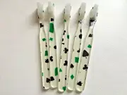 10-PACK Vintage NEW Designer Toothbrush FUN Cat Meow