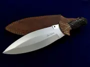 13" SEO Handmade Full Tang 1095 Carbon Steel Dagger Blade Combat Smatchet Knife