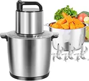 1500W Food Mixer Chopper, 15L Commercial Large-Capacity Electric Meat Grinder with Stainless Steel Bowl, 8 Seconds Quick Meat Grinding/one Machine for Multi-Purpose, for Meat, Vegetables and Nuts