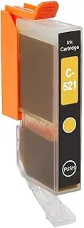 TopBanana's - CLI-521 CLI521Y Yellow Replacement Ink Cartridge for Canon Printers MX870, MX860, MP990, MP980, MP640, MP630, MP620, MP560, MP550, MP540, PIXMA IP4700, IP4600, IP3600