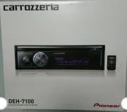 Pioneer Carrozzeria DEH-7100 1DIN CD Bluetooth Car Audio JAPAN New!!