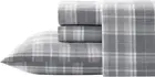 - King Sheet Set, Cotton Flannel Bedding, Brushed for Extra Softness & Comfort (