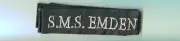 German WW1 Navy Cap Talley SMS EMDEN Surface Raider, silver copy