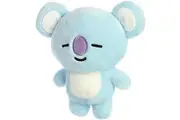 Aurora Lovable BT21 KOYA Stuffed Animal - Collectible Fun - Delightful Cuteness - Blue 9 Inches