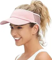 [choshion] Sun Visor Hats for Men Women Lightweight Portable Stretchy Sun Hat for Running Tennis Golf
