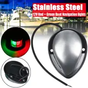 Marine Boat Yacht Pontoon 12V Stainless Steel Deck LED Bow Navigation Lights