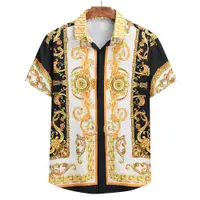 在飛比找蝦皮購物優惠-2024夏威夷real Betis男士襯衫超大服裝品牌中東阿