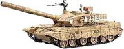 Die-cast Alloy Diecast 1:32 TOS-1A T34 99A Tank Rocket Model Car Military Models Sound Light Pull Back Exquisite Collection Miniature Vehicle(99A Yellow)