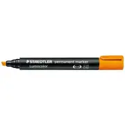 Staedtler Lumocolour Permanent Marker Chisel Orange