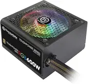 Thermaltake Toughpower GX1 RGB 600W Gold SLI/Crossfire Ready Continuous Power RGB LED ATX12V v2.4 / EPS v2.92 80 Plus Gold Certified Non Modular Power Supply PS-TPD-0600NHFAGU-1