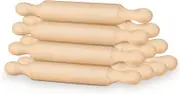Hmskoss Wooden Mini Rolling Pin 6 Inches Long Kitchen Baking Rolling Pin Small Wood Dough Roller for Children Fondant Pasta