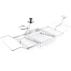 Bathtub Tray Caddy Expandable Extra Wide Bath Tub Tray with Wine Glass Holder AU