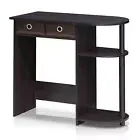 Furinno Go Green Home Laptop Notebook Computer Desk/Table Dark Walnut