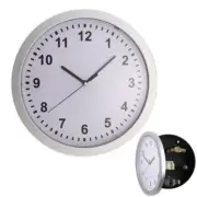 Secret Wall Safe Clock Money and JewelryCompartment Stash Box