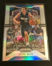 2019/20 Panini Prizm SILVER PRIZM Refractor STEVE NASH Mavericks #28