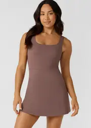 [Lorna Jane] Everyday Active Dress in Neutrals, Size - Large L Stone