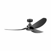Eglo Torquay 56" DC ABS 3 Blade Ceiling Fan with Remote-Matt Black