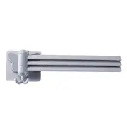 2Pcs Plastic Bathroom Towel Holder 3 Swivel Towel Rail Hanger badkamer Shelf Rotate Towel Hat Rack Handdoek Houder