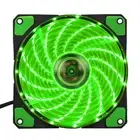 Case Ultra Silent Easy Installation Round Computer Cooling Square Office