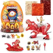 Smashers Dino Egg Hunt by ZURU Glow Fire-Breathing Dinosaur Collectible Toy for Kids (T-Rex)
