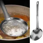 Grease Removal Sieve Fine Mesh Strainer Stainless Steel with Long Handle
