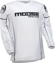 Moose Offroad Qualifier, jersey , color: Black/White , size: M