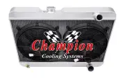 3 Row Eagle Champion Radiator W/ 2 12" Fans for 1963 Pontiac Tempest V8 Engine