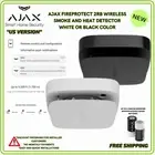 Ajax FireProtect 2 RB (Heat/Smoke) with Built-In Siren, white/black color