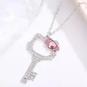 Hello Kitty Theme Pendant Necklace -Kids Girls Gift Idea