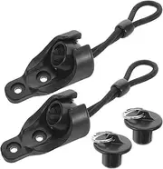 HYTROVE 1Set Bungee Ball Cord End Caps for Roller Blinds and Sunshade Nets Durable and High Tension Fixing Buckle Kit for Secure Fit and Wind Resistance
