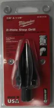 OEM GENUINE MILWAUKEE 48-89-9135 7/8" - 1 1/8" Black Oxide Step Drill Bit USA
