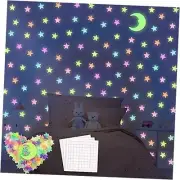 Glow in The Dark Star Stickers 200Pcs Stars for Colourful-200Pcs Stars