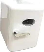 Ｂｅｓｇａ Mini Fridge Small Skincare Fridge 4L Single Door USB Compact Refrigerator for Food Cosmetic Home Dorm College, White