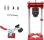Portable Drillling Guide, Precision Electric Drill Holder, Handheld Bench Drill Fixing Bracket for 35mm Hinge Hole Locator, Adjustable Drill Guide Rod, Drill Press with Wrench